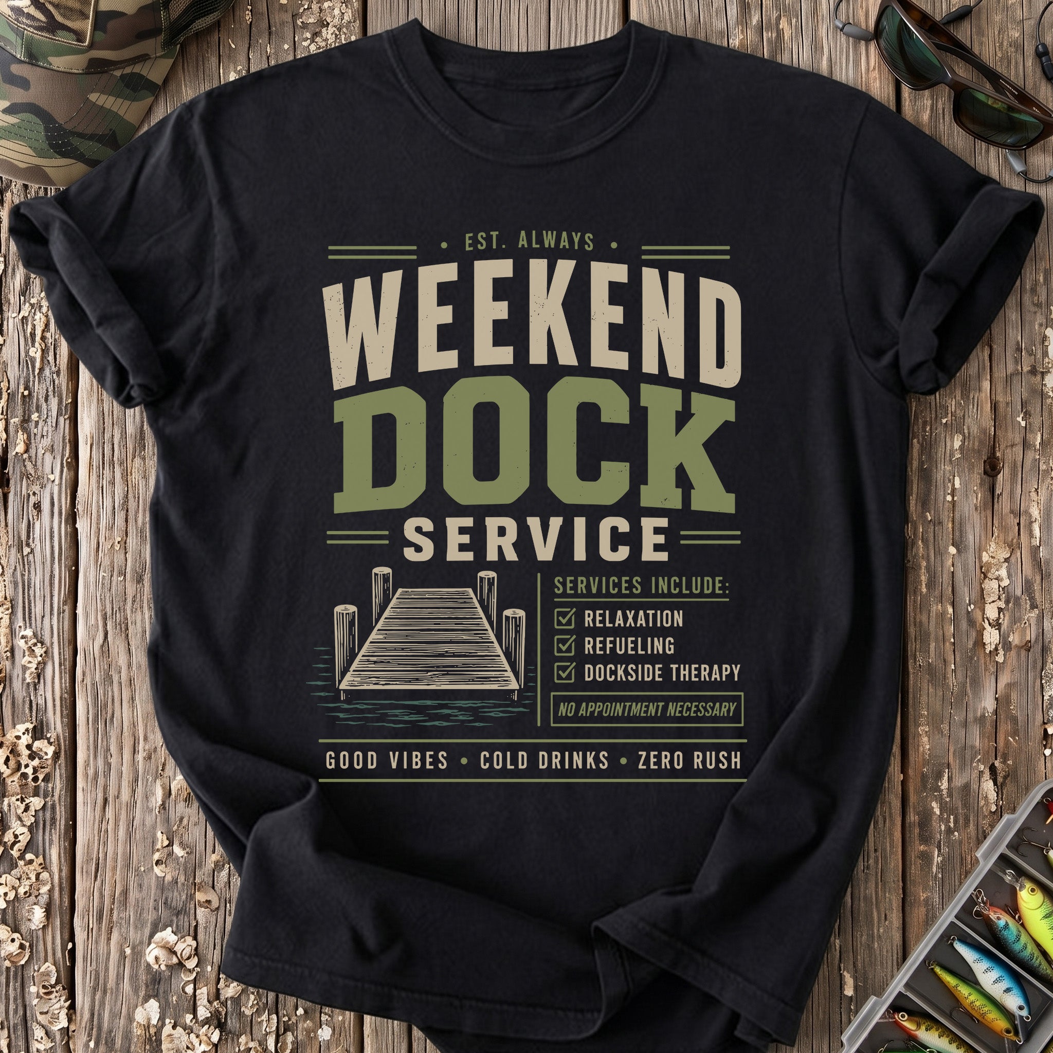 Weekend Dock Service T-Shirt