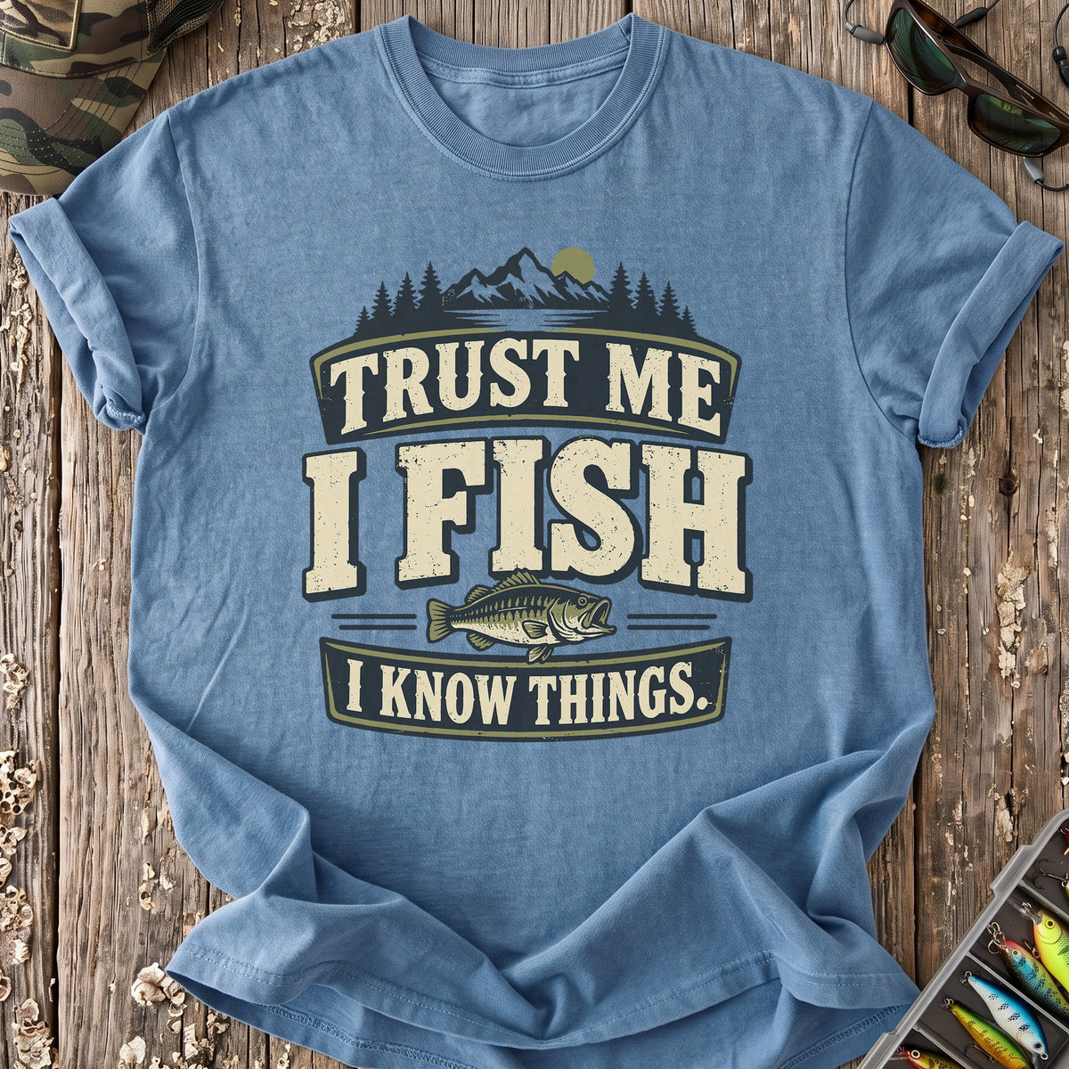 I Fish Therefore I Know T-Shirt