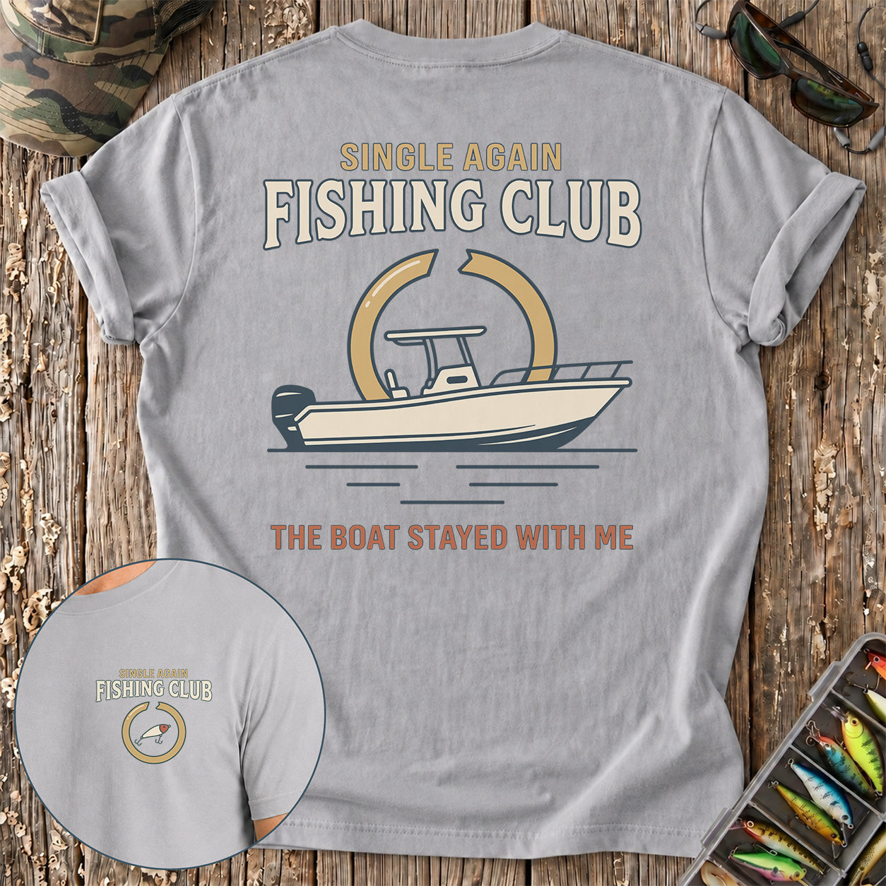 Single Again Fishing Club T-Shirt